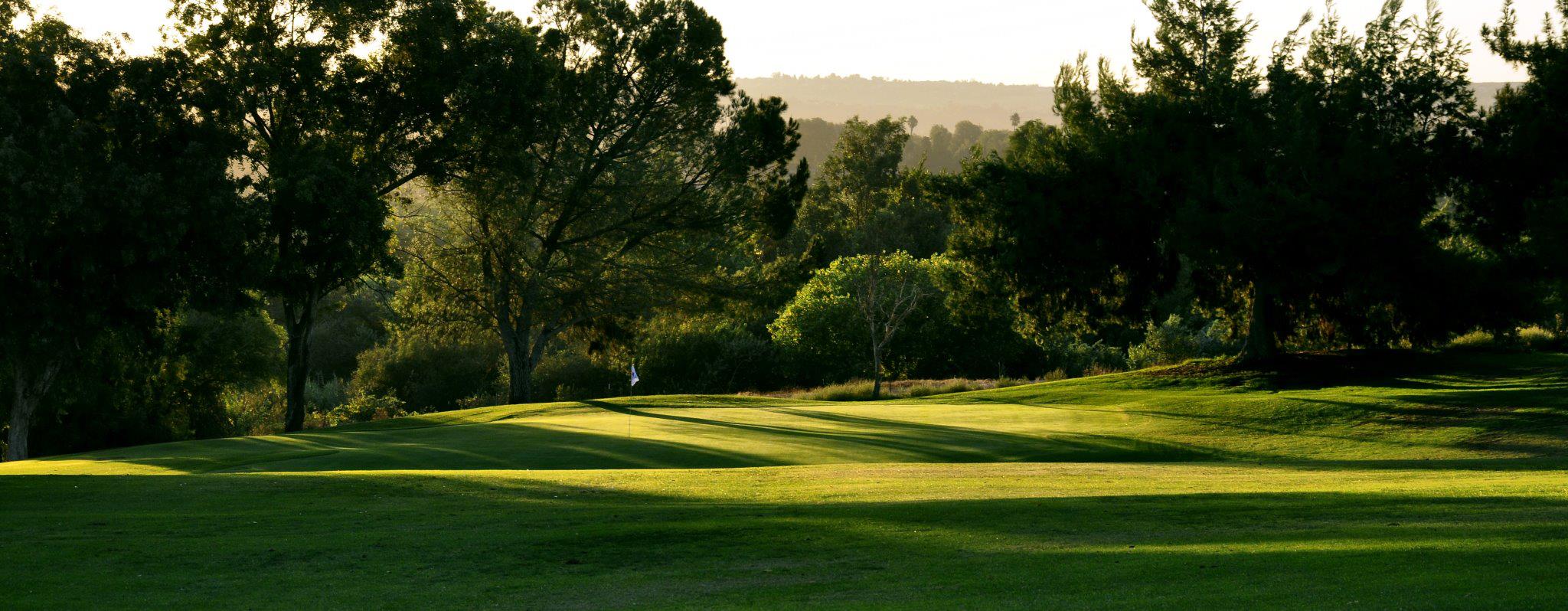 View of Jurupa Hills golf course green